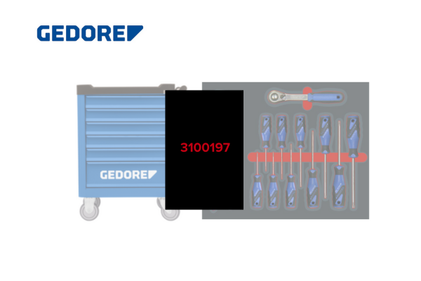 Foam inserts for Gedore no. 3100197