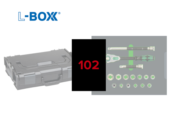 Inserto de espuma para L-Boxx 102