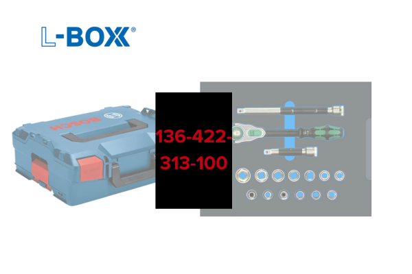 Inserto in schiuma per l'esclusivo L-Boxx di Bosch